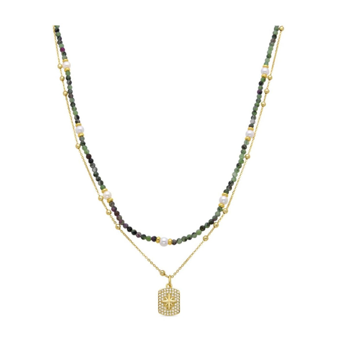 Collar Lux by Lux acabado oro 18k