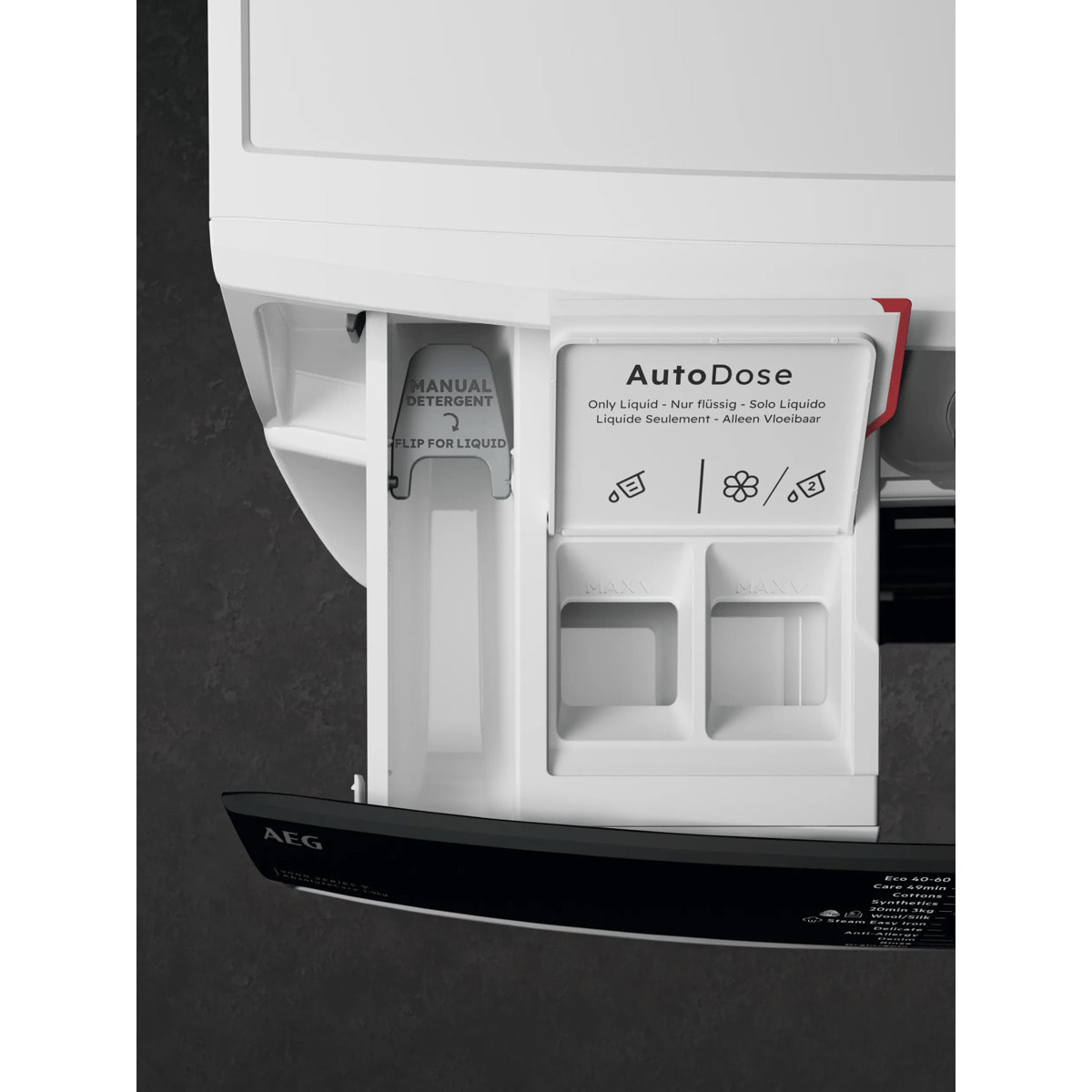 AEG Lavadora de libre instalación Serie 6000 ProSense® Autodose de 10.5 kg LFE6G54O4M