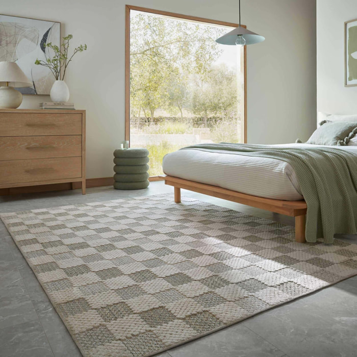 Tapis lavable MUTED CHECKERBOARD