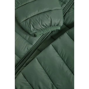 Chaqueta Cabo ultralight verde con logotipo