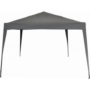 Tonnelle de jardin pliante "Svetlana 3" - 9 m² - 3 x 3 m - Gris