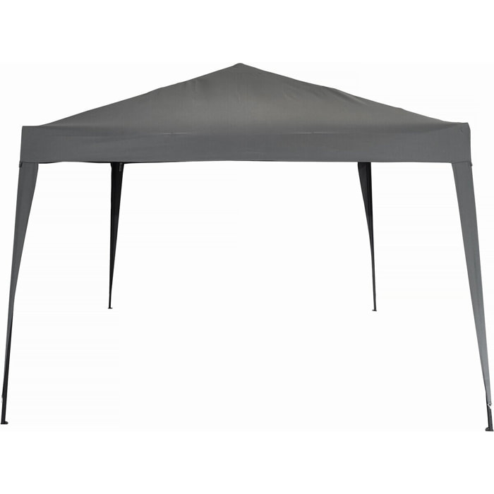 Tonnelle de jardin pliante "Svetlana 3" - 9 m² - 3 x 3 m - Gris