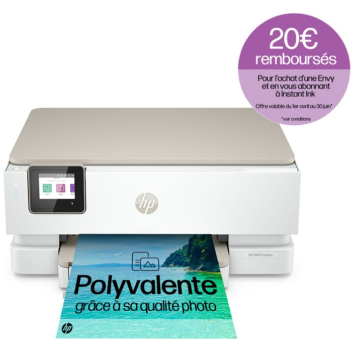 Imprimante jet d'encre HP Envy Inspire 7224e éligible Instant Ink