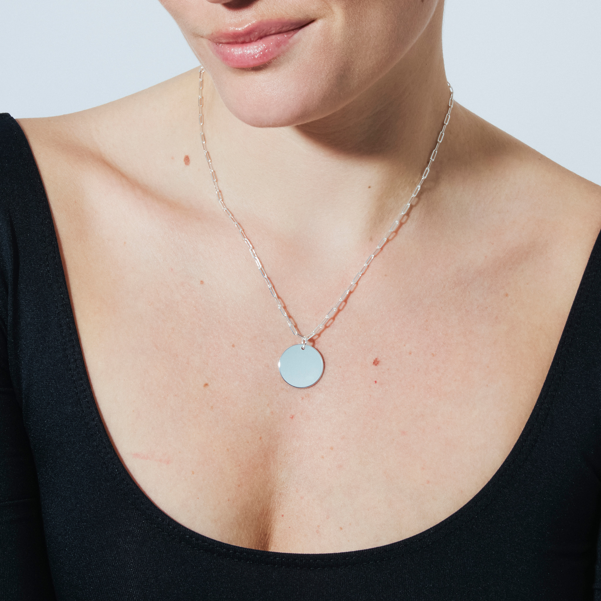 Collar Gumax acabado plata