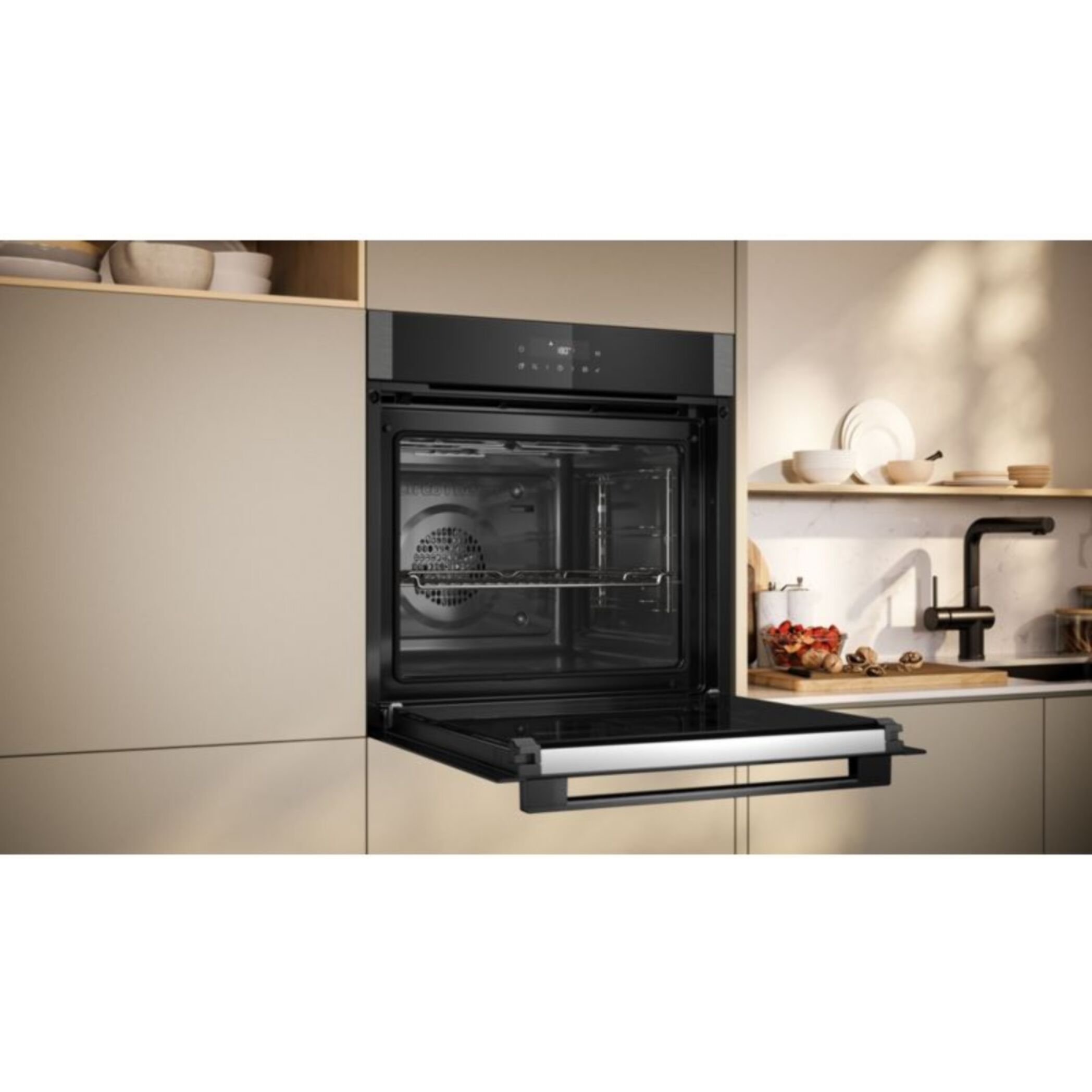 Four encastrable NEFF B2ACJ7AG0, Air Fry, Graphite Grey