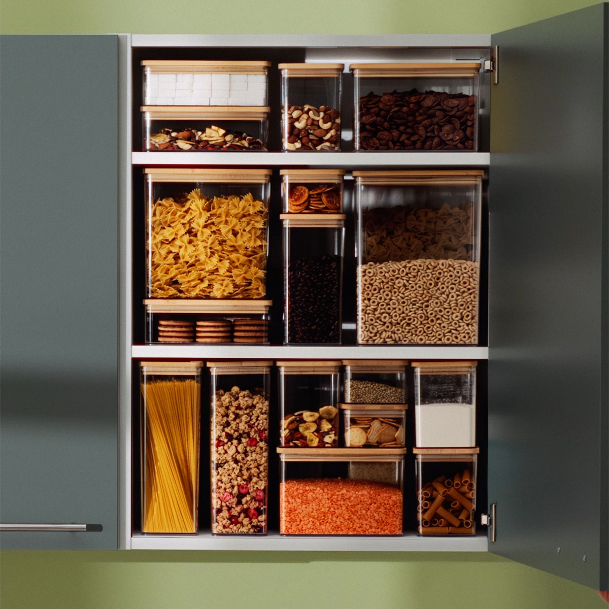 Boîte de conservation rect couvercle bambou 43L Eske