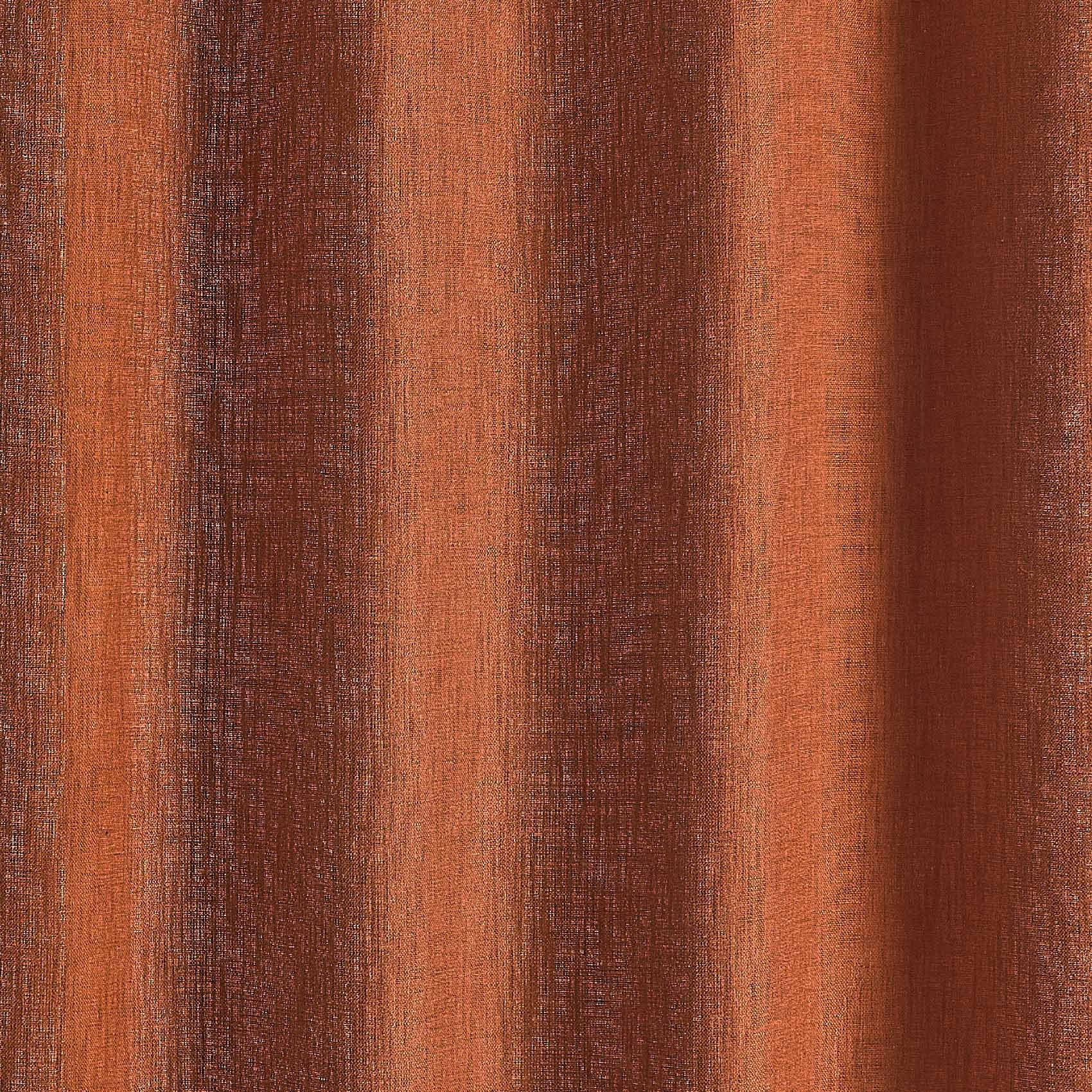 Rideau tamisant  -  - Effet tissé - Terracotta