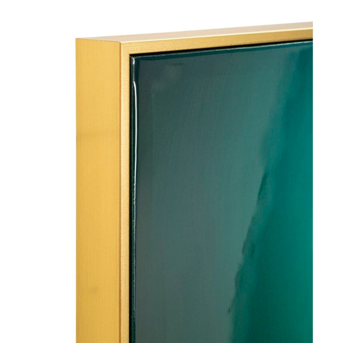 STAMPA DECORATA SU TELA LACCATA C/CORNICE BUTTERLY -B- CM 70X4X100