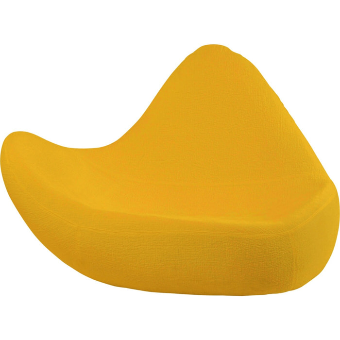 Fauteuil Glow Wave XL jaune Kare Design