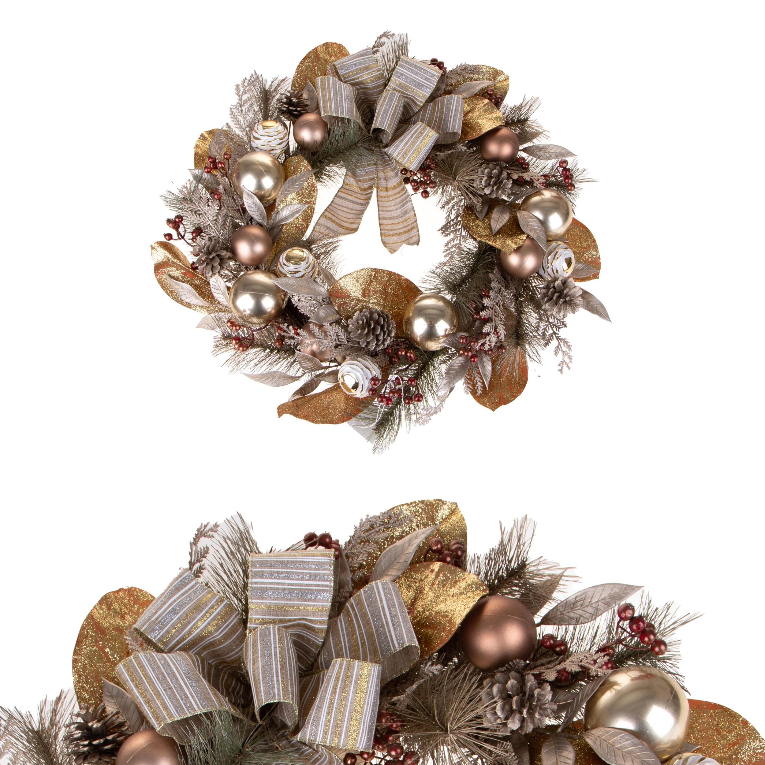 Corona natalizia - Pezzi 1 - 66xH4x66cm - Bianchi Dino SpA