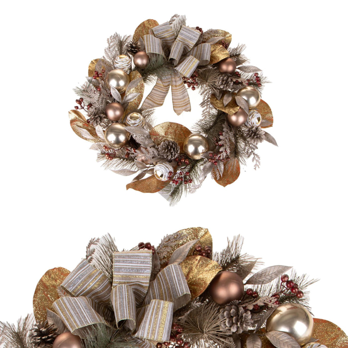 Corona natalizia - Pezzi 1 - 66xH4x66cm - Bianchi Dino SpA