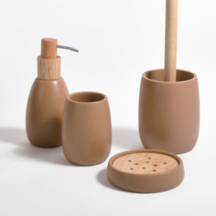 Porte savon Polyrésine & Bois SVEN cappuccino Spirella