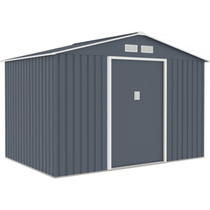 Abri de jardin métal "Vegas II" - 5,29 m2 - Gris