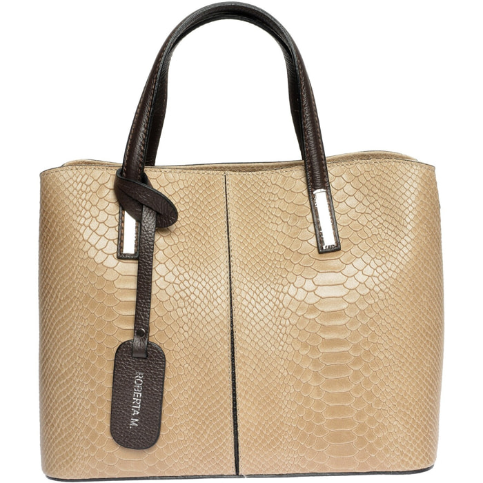 Borsa a spalla Roberta M Beige