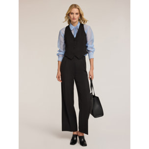 Motivi - Gilet sartoriale in poliviscosa - Nero