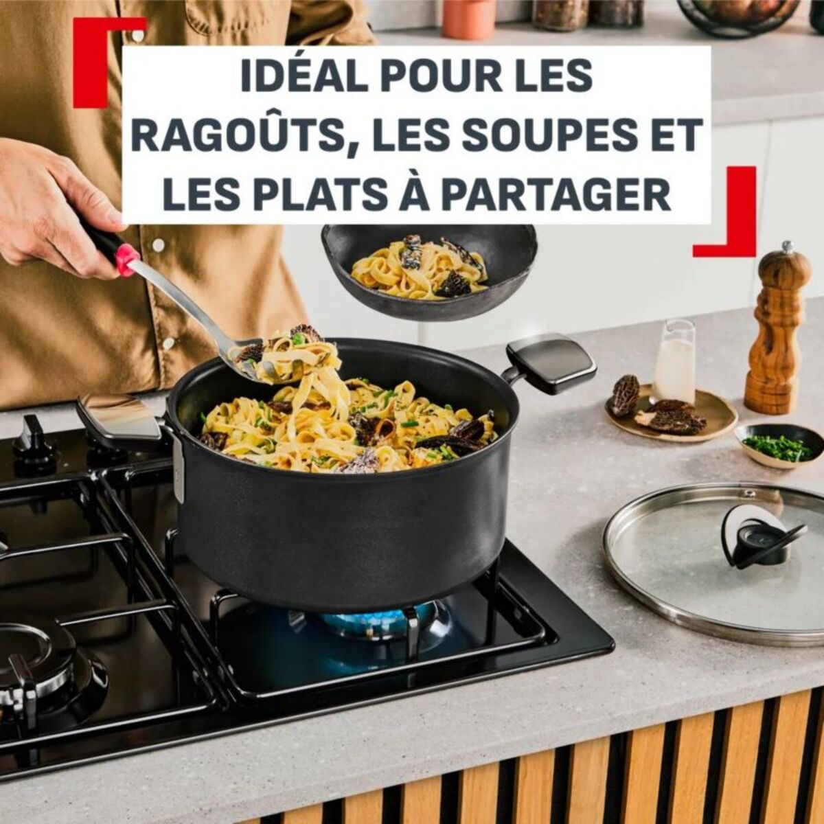 Faitout TEFAL 24cm Excellence + avec couvercle