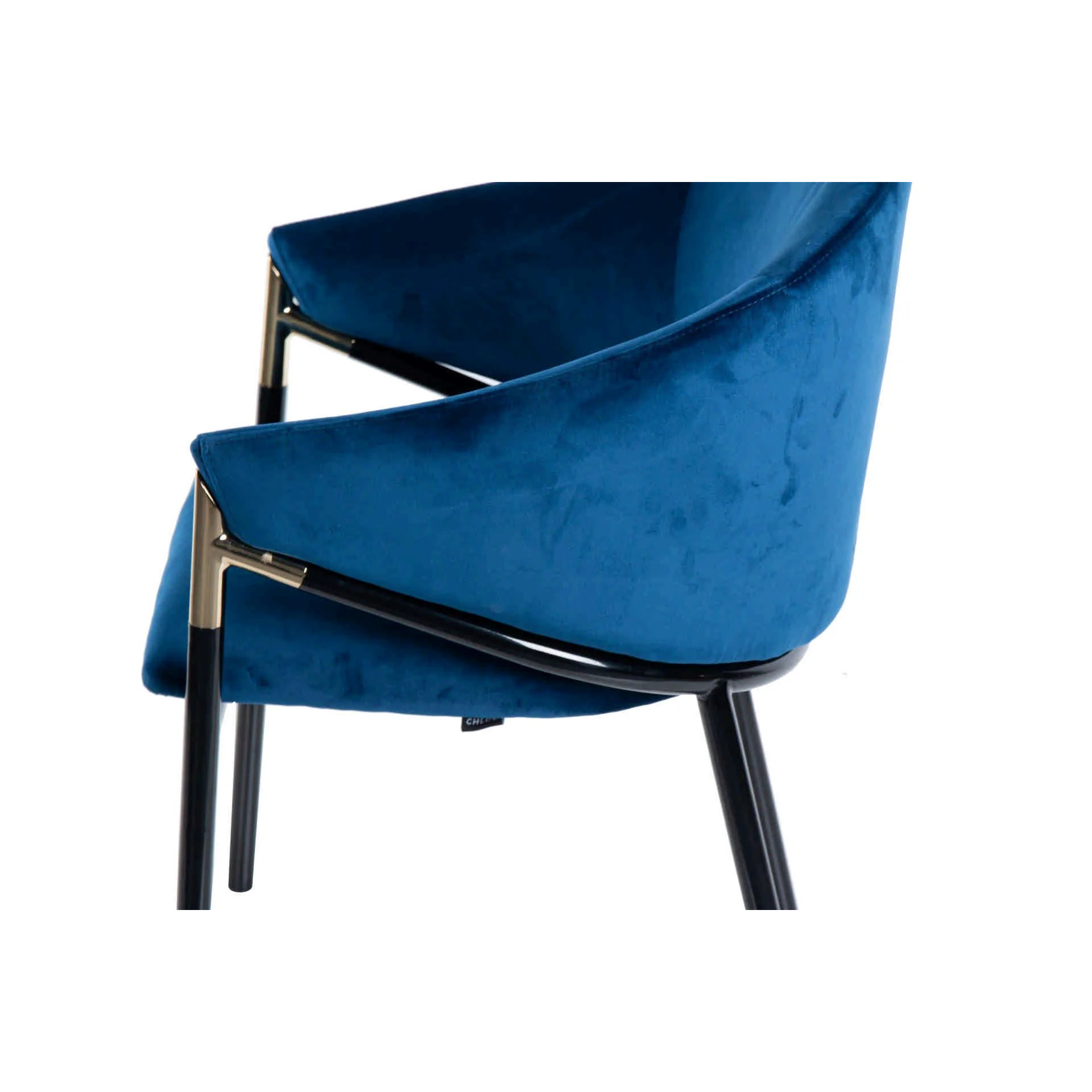 Silla Velvet Azul Atlanta 57x57x79 Cm