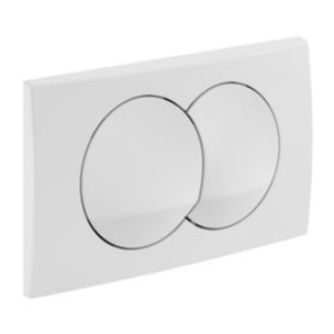 Pack bâti-support WC autoportant Geberit Duofix Delta 12 cm avec plaque Zero blanche