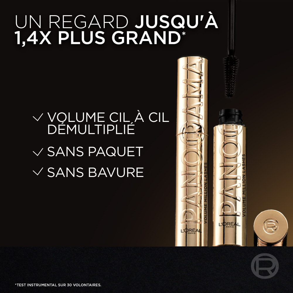 Lot Panorama Volume Millions de Cils Mascara Noir et Infaillible Grip Liner Gel Automatic Opalescent