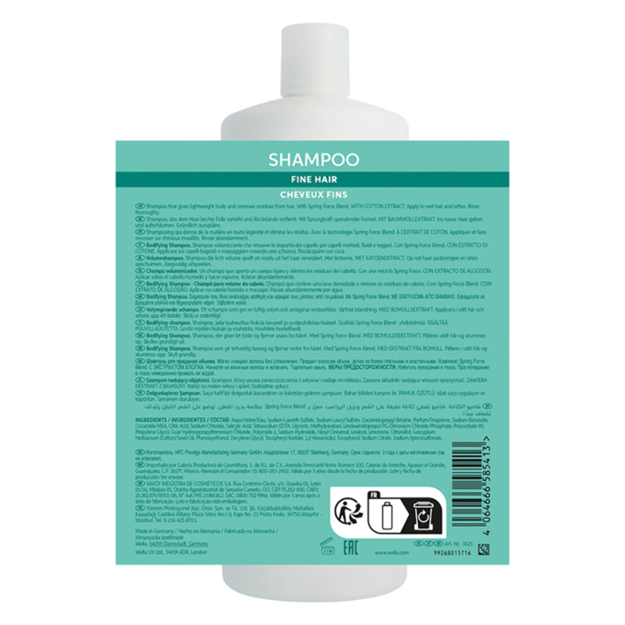 WELLA PROFESSIONALS Invigo Volume Boost Bodyfing Shampoo 1000ml