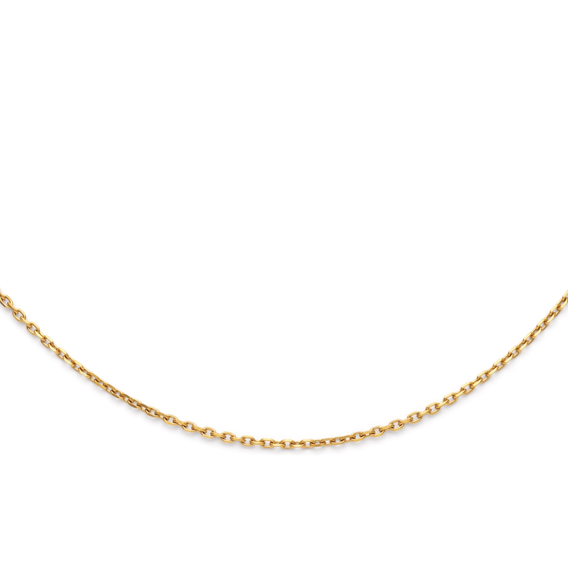 Collar Ana Acero Baño Oro