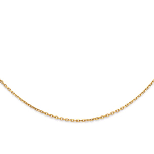 Collar Ana Acero Baño Oro