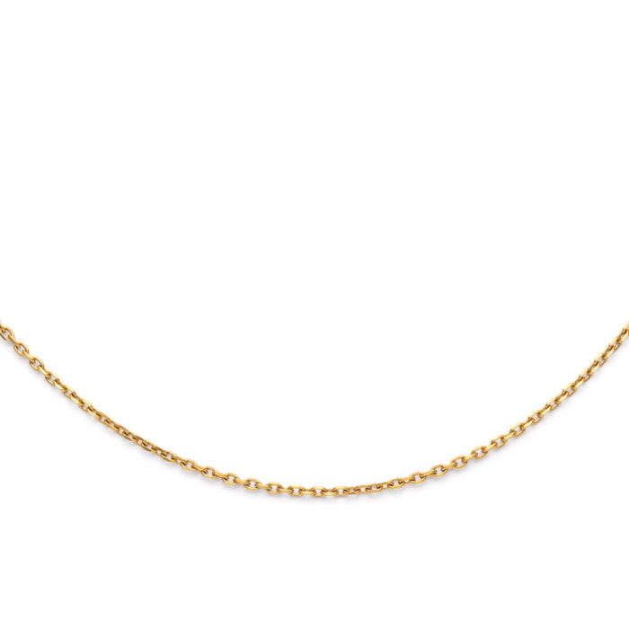 Collar Ana Acero Baño Oro