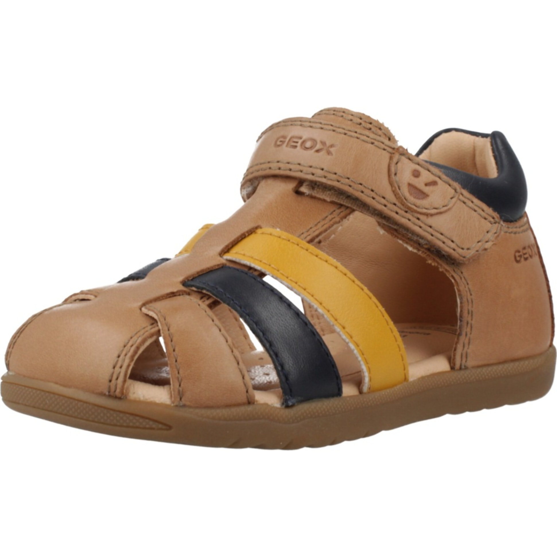 Sandalias Niño de la marca GEOX  modelo B SANDAL MACCHIA MARRON