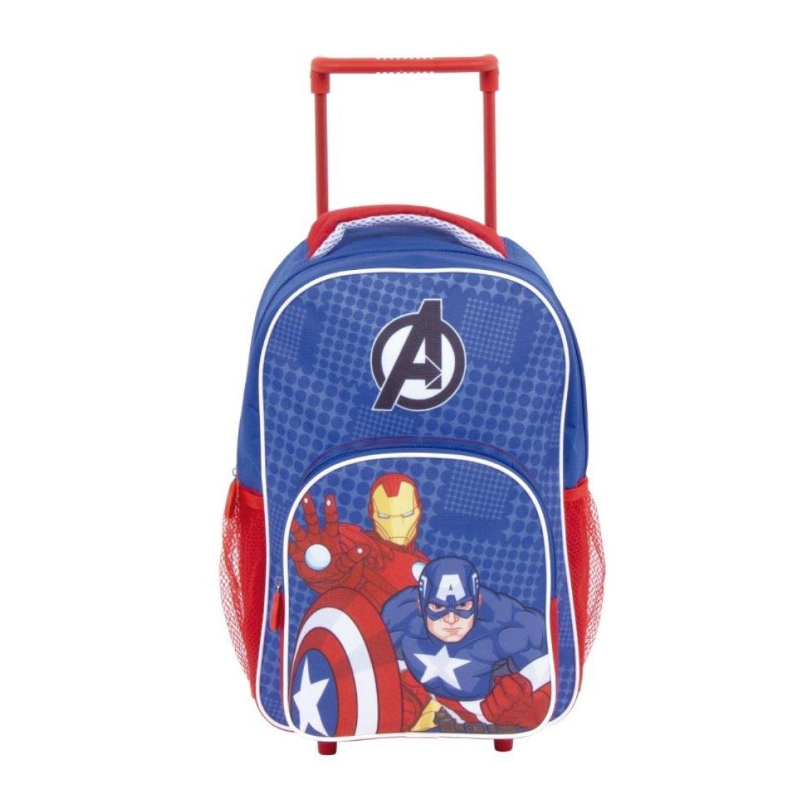 Trolley e Zaino Asilo Avengers Capitan America Iron Man Lui Marvel Multicolor