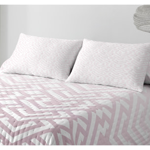 COLCHA SUAVE REVERSIBLE DN TRIANA VINO