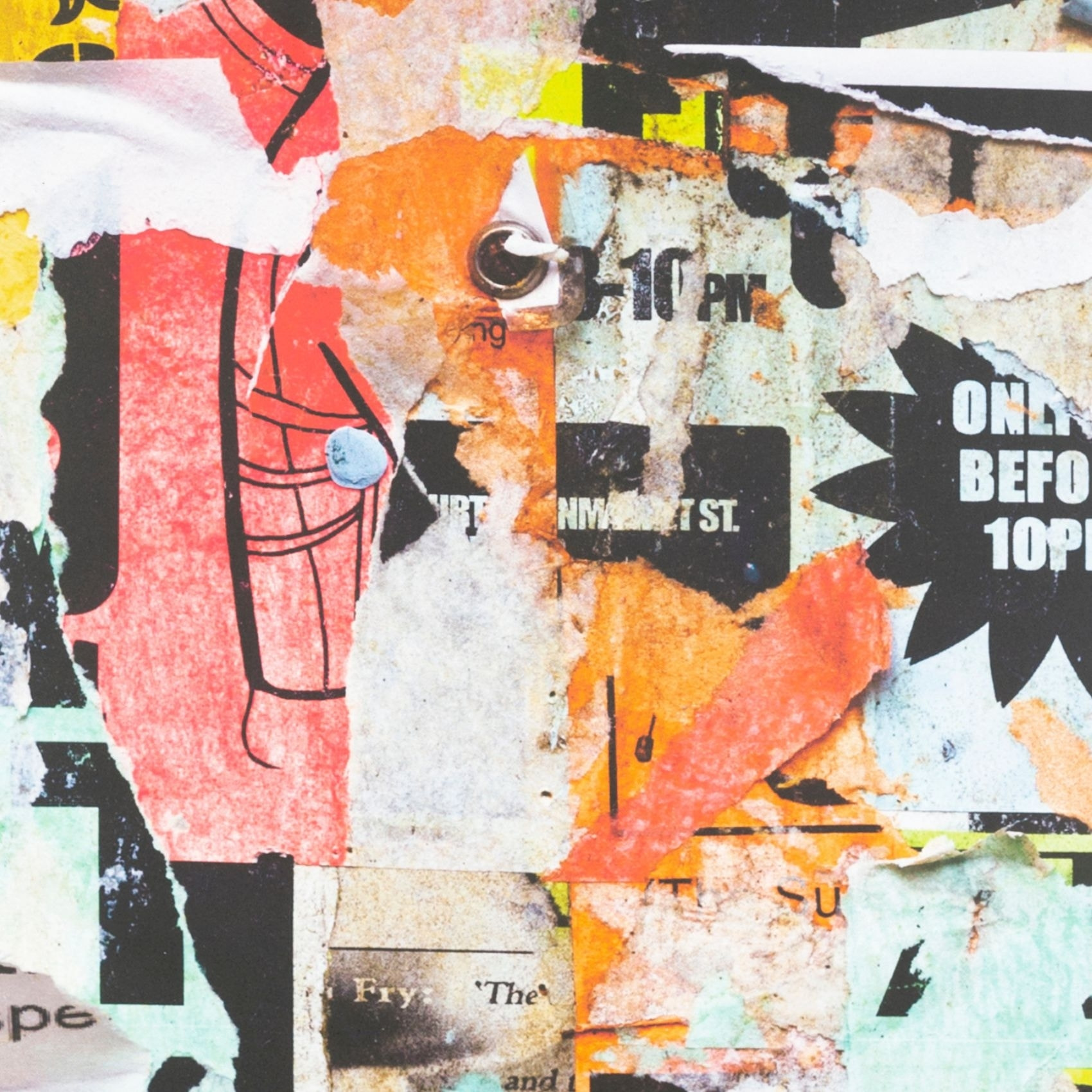 Abattant wood slim Dble descente assistée imprimé graffs - Cuivre