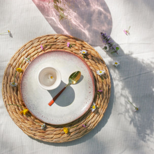 Lot de 6 assiettes à dessert, Agate