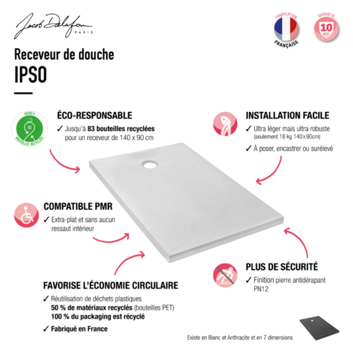 Receveur Ipso anthracite
