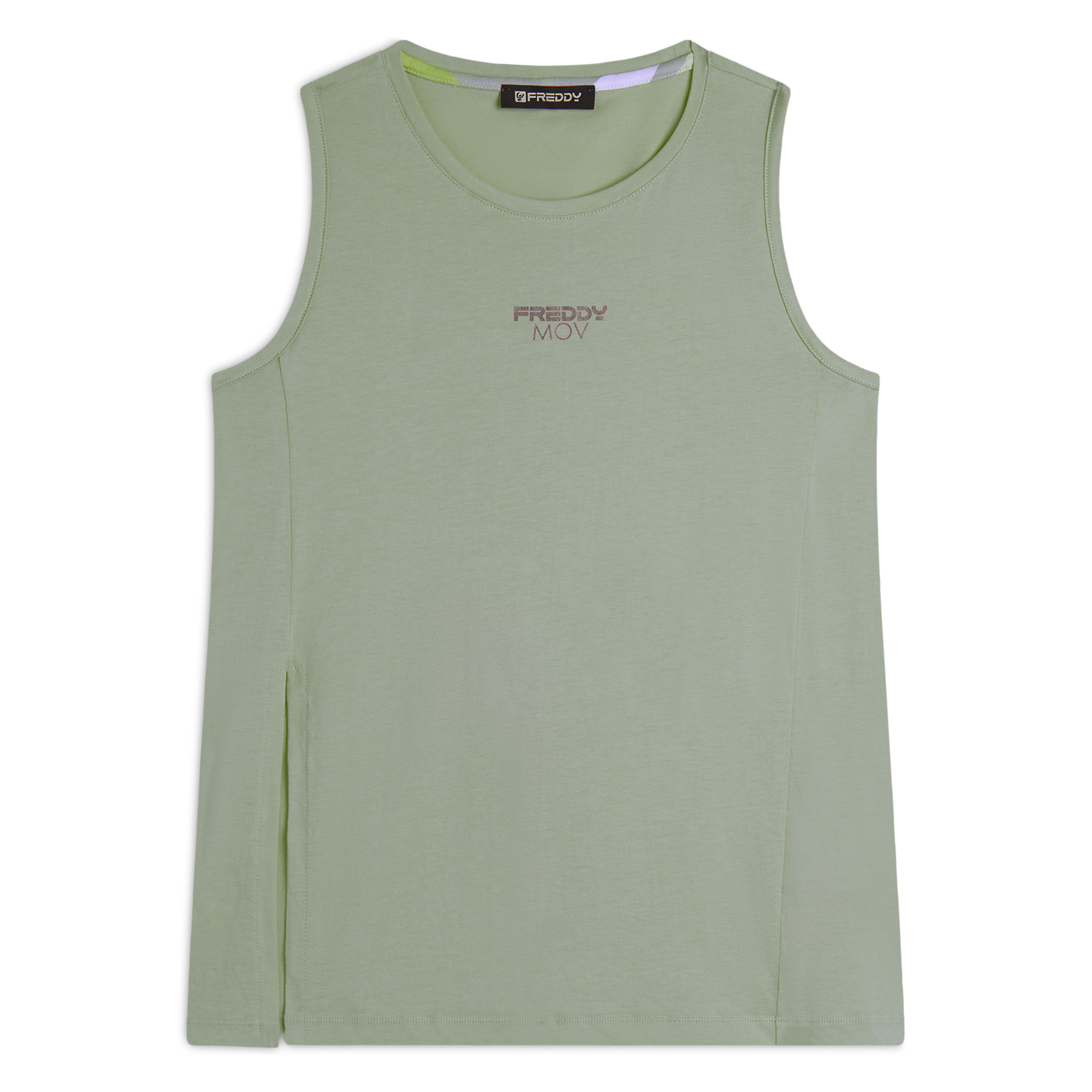 Canotta Regular Fit con Apertura Laterale