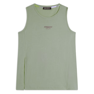 Canotta Regular Fit con Apertura Laterale