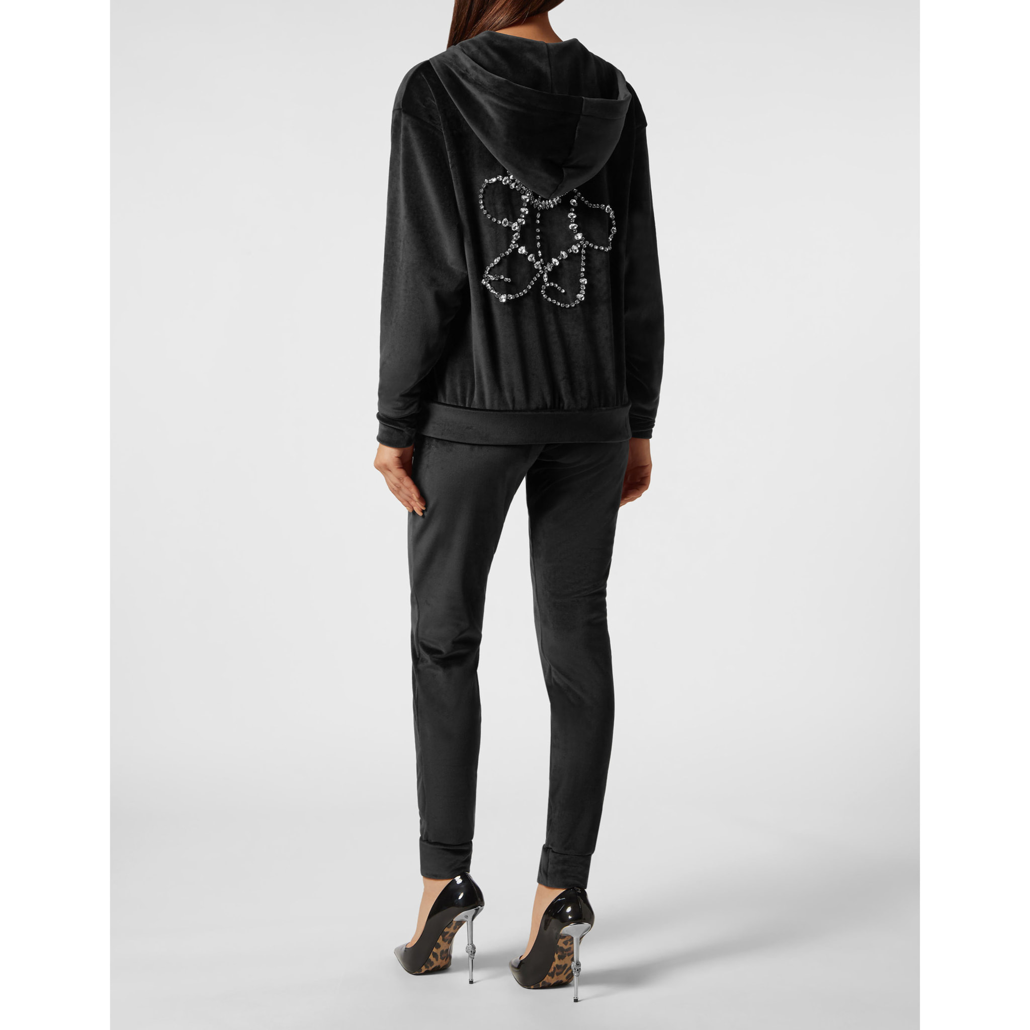 PHILIPP PLEIN Chándal: Sudadera con capucha y pantalón TEDDY