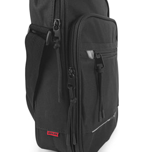 Bandolera Hombre Textil Jaslen Norwich Negro