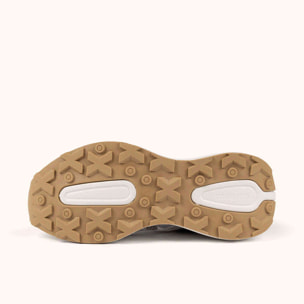 Sneakers de diseño deportivo y alma urbana Blanco y Gris MUNICH TRAINNER 05