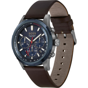 Reloj Boss 1514030 Hombre Analogico Cuarzo con Correa de Cuero