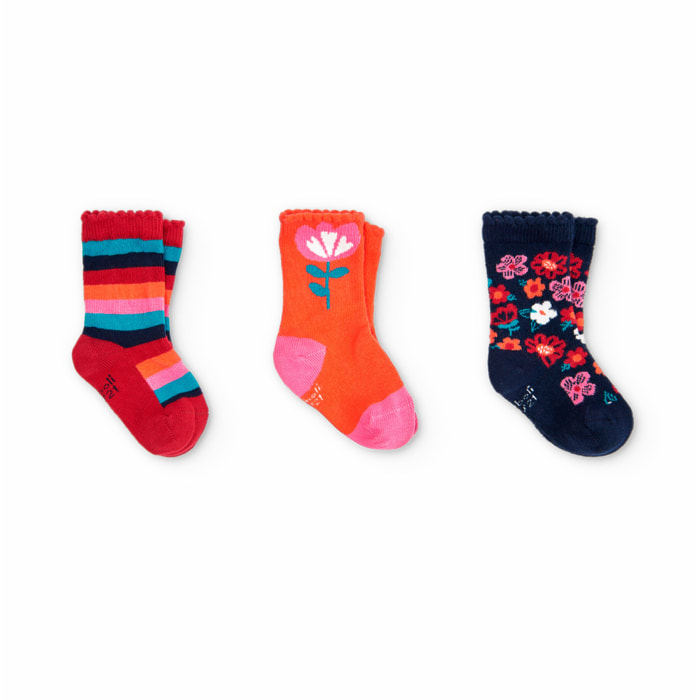 Pack calcetines de bebé niña -BCI