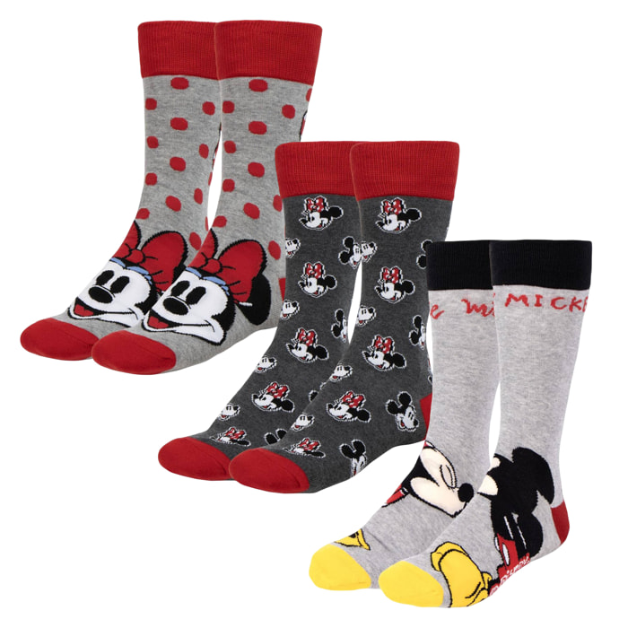 Set de 3 Calcetines dibujos Minnie