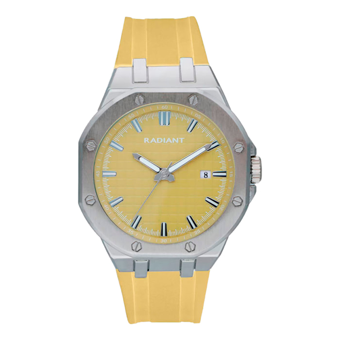Reloj Radiant RA652204 Hombre Analogico Cuarzo con Correa de Silicona