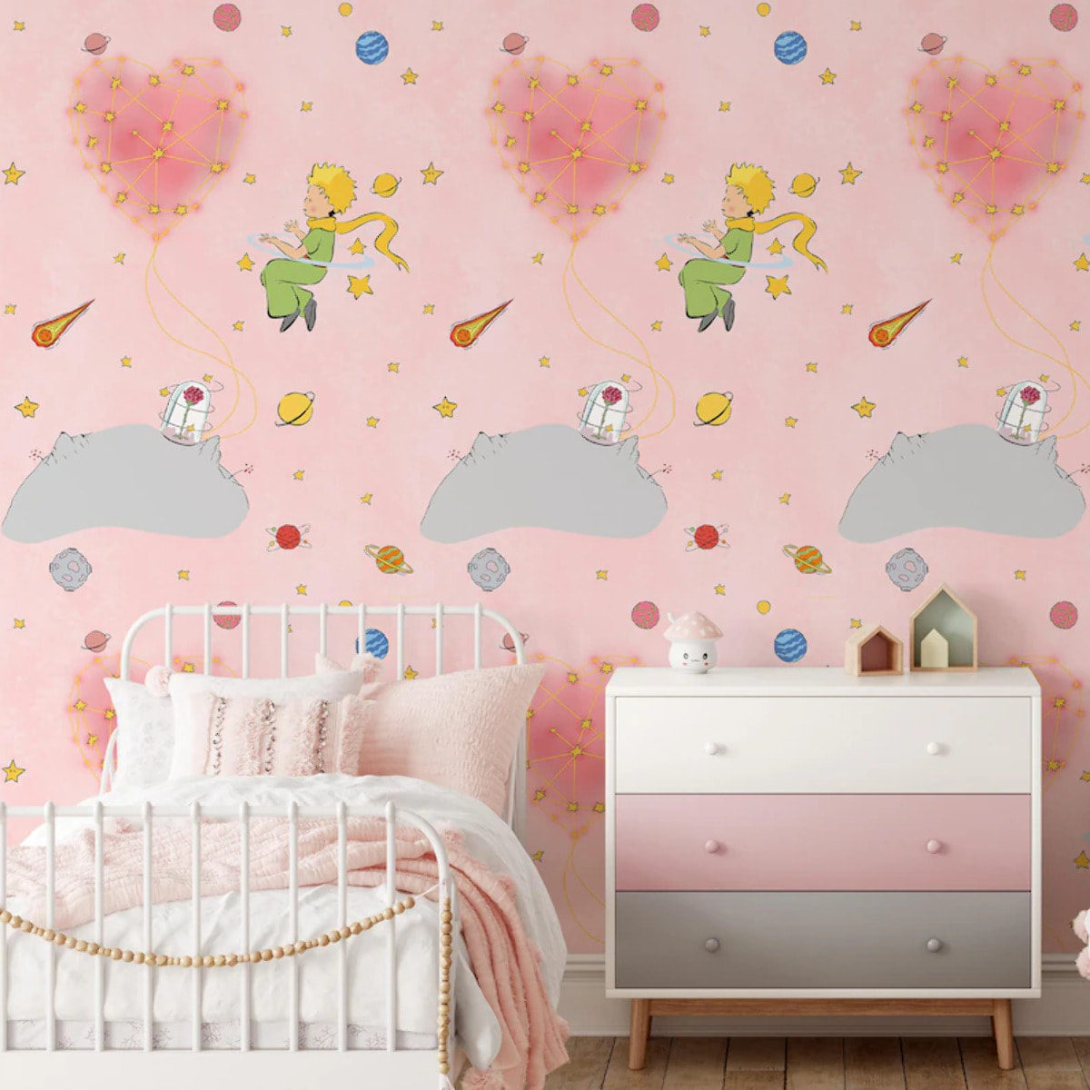 Carta da Parati Ufficiale Il Piccolo Principe Cuore Amore