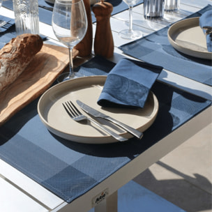 Set de table plastique lavable - Bleu Marine