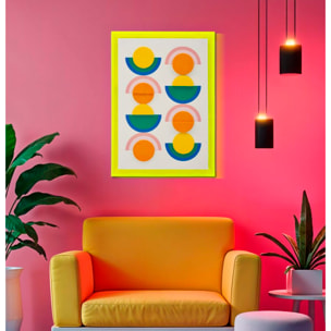 STAMPA SU TELA POP ART C/CORNICE -B- CM 50X3,3X70