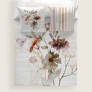 Colcha Bouti Estampada - 2/3 Piezas - 100% Poliéster - Microfibra - 70 gr/m² - Laurie