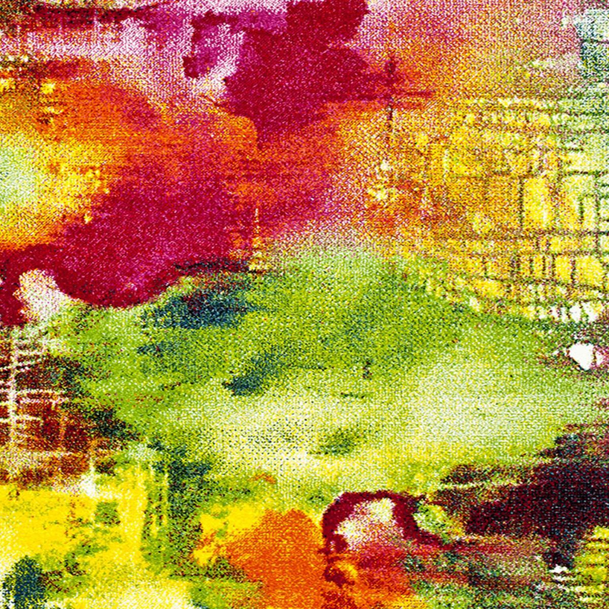 Tapis salon et chambre tissé motif géométrique KELO