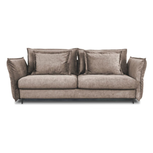 Canapé Tissu Droit Convertible Verduro - 3 Places