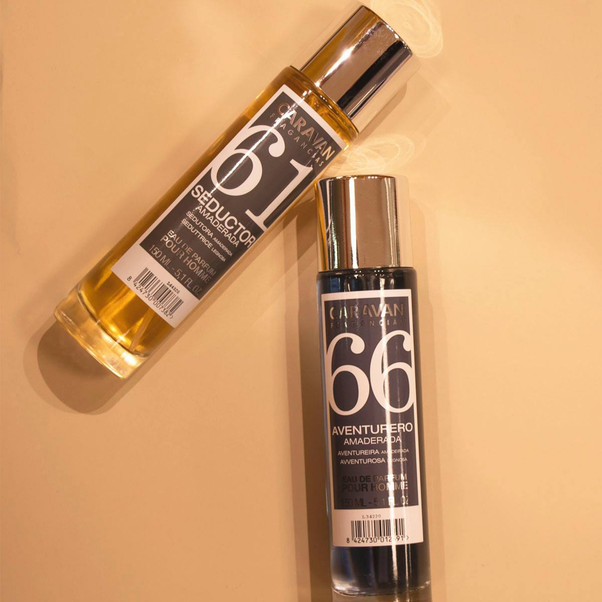 Set de 2 perfumes caravan hombre nº66 y nº 61