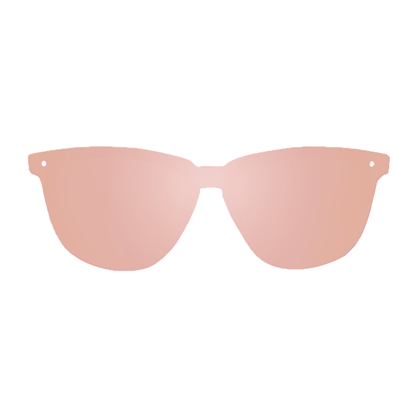 Gafas de sol OCEAN LAFITENIA - Gris sólido mate / Plana rosa revo